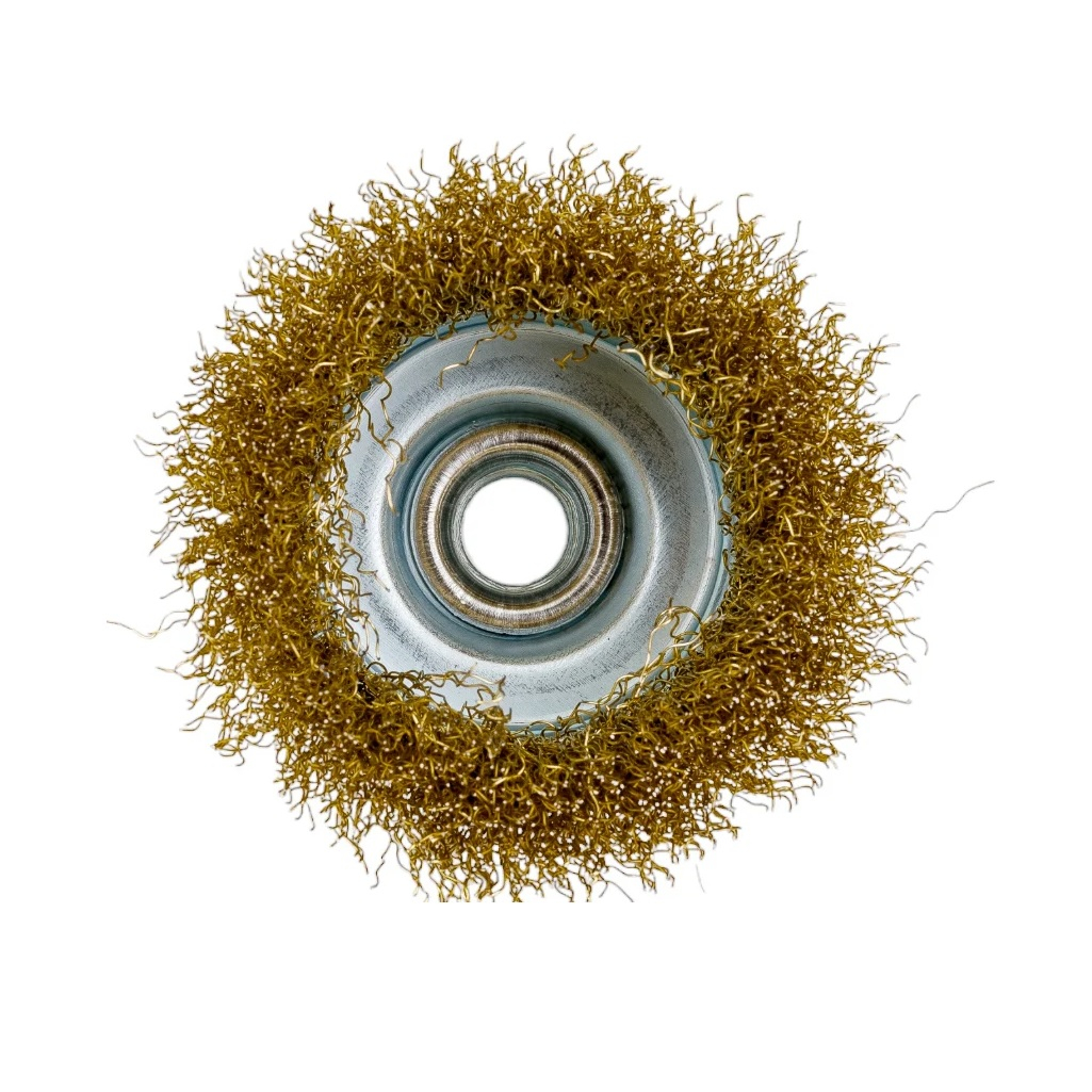 Щетка для УШМ Волат 81030-75, М14, чашка 75 мм, по металлу, торцевая крацовка