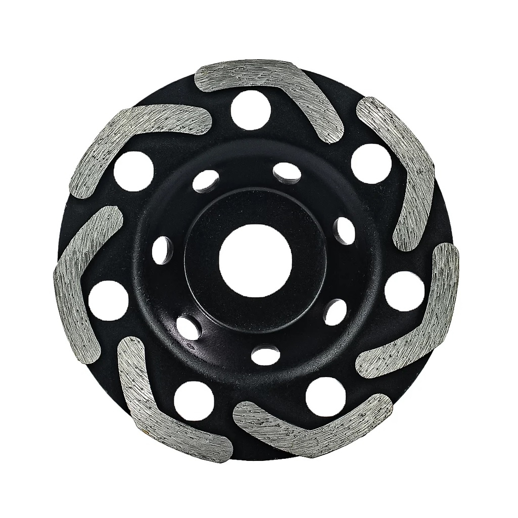 Чашка алмазная шлифовальная Росомаха 124125, Бумеранг, по бетону, 125х22.2 мм, финишная обработка