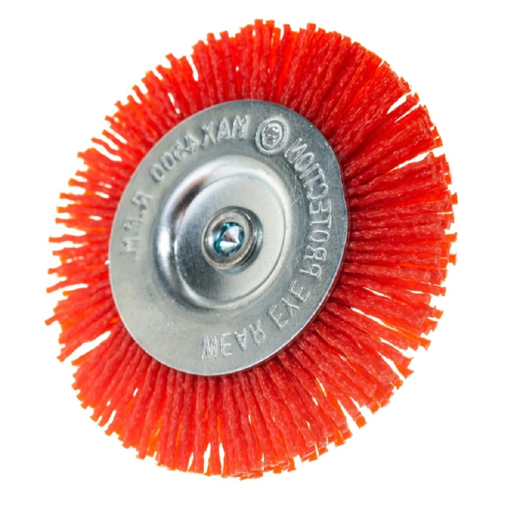 Корщетка-колесо FIT 38607, для дрелей, хвостовик 6 мм, диаметр 75 мм