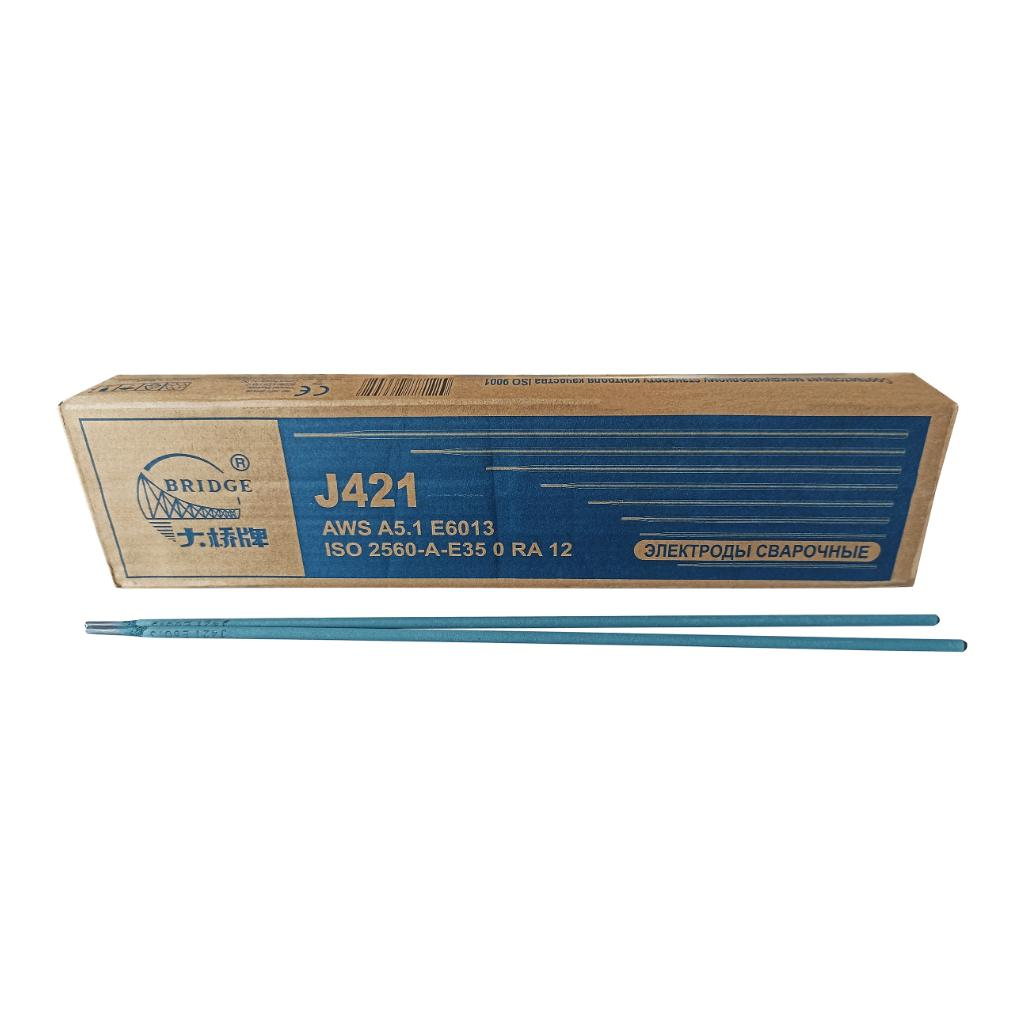 Электроды Bridge J421 3.2 мм, 1.0 кг 81796, аналог ОК46