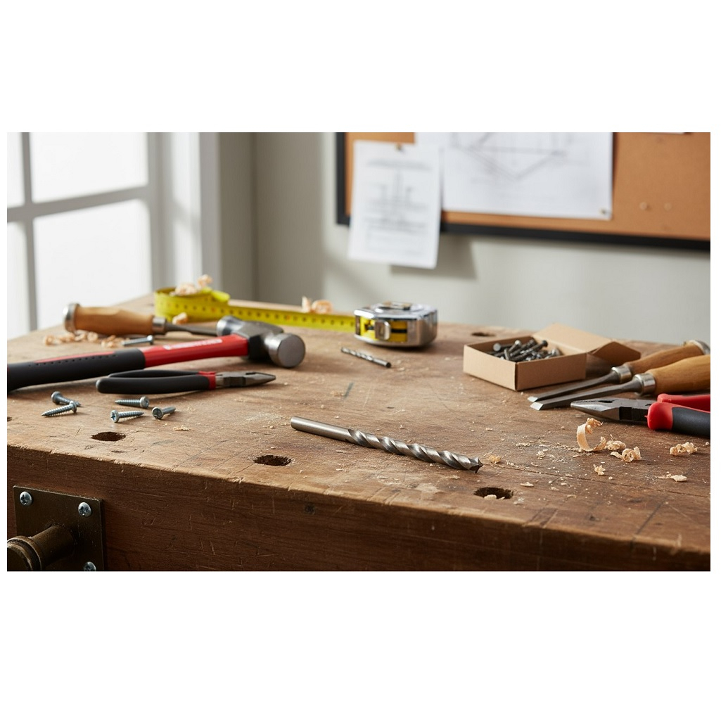 Сверло по металлу Hardcore 141060, 6 мм, кобальтовое, спиральное, цилиндрический хвостовик