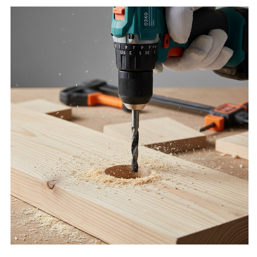 Сверло перовое Hanskonner H1055-07-25, по дереву, шестигранный хвостовик, 25 мм