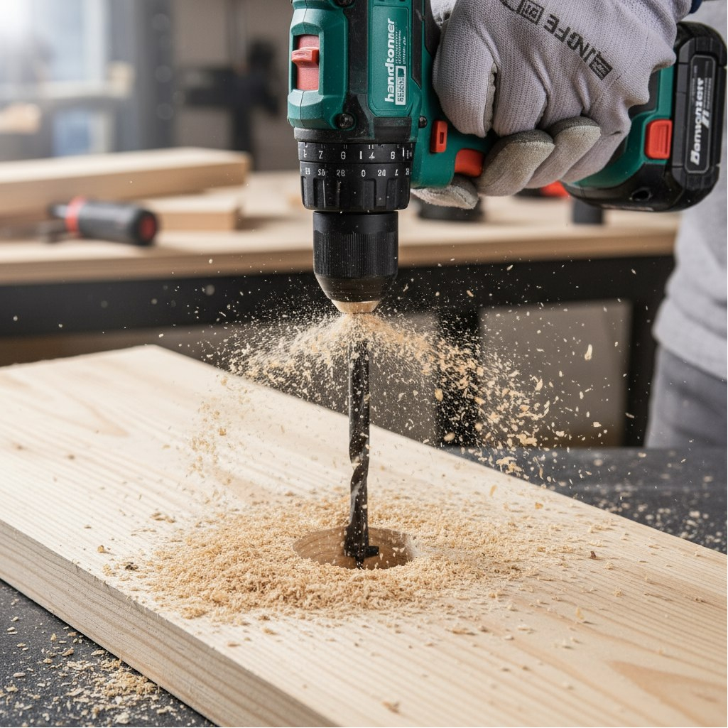 Сверло перовое Hanskonner H1055-07-25, по дереву, шестигранный хвостовик, 25 мм