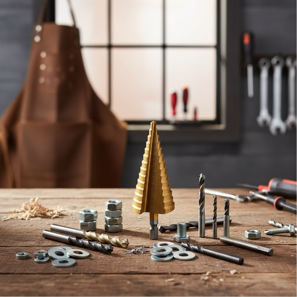 Сверло по металлу Волат 87020-32, ступенчатое, шестигранный хвостовик, 4-32 мм