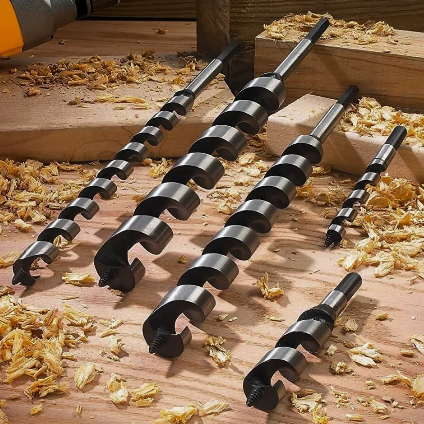 Сверло по дереву Hardcore 161246, 12х460 мм, балочное, спираль Левиса, хвостовик шестигранный