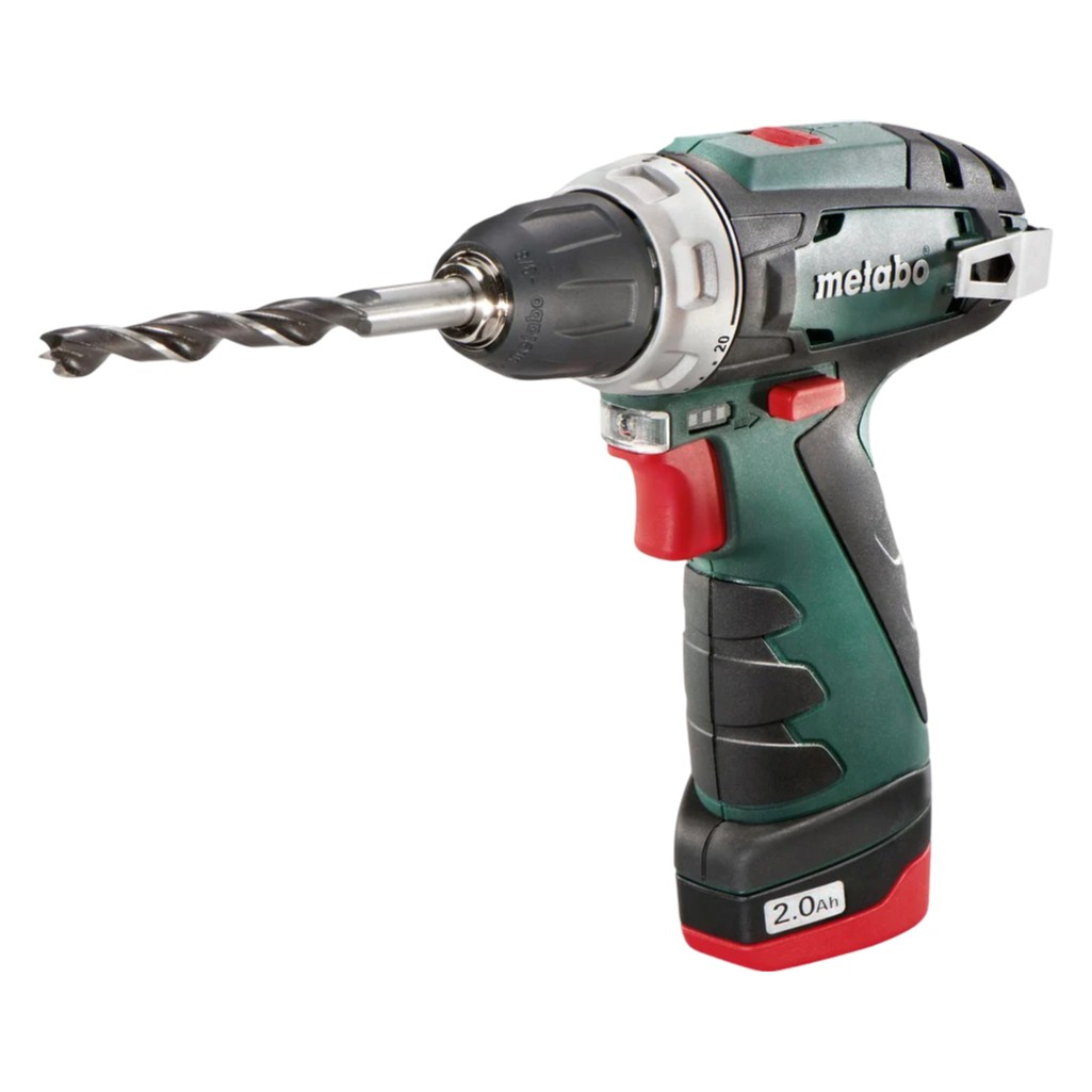 Шуруповерт аккумуляторный Metabo PowerMaxx BS 12 2х2.0Ah, кейс 600080500