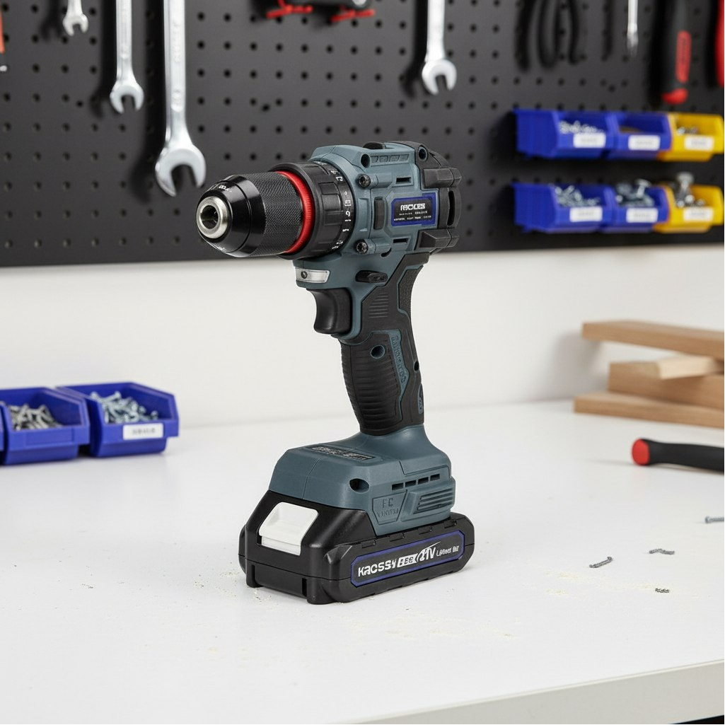 Набор аккумуляторного инструмента Kross KLi125+KLi21BL, УШМ+шуруповерт, 21В, 2 акк. х 4,0 Ah+з.у.