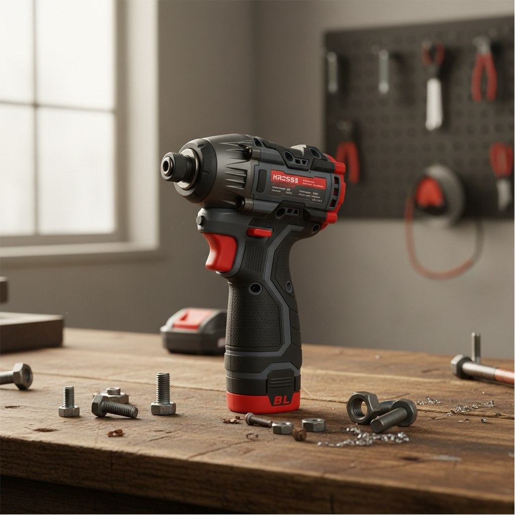 Винтоверт аккумуляторный Kross KLi 16TD, TYPE 2, бесщеточный, 16В, 2 акк. х 2,0 Ah+з.у.