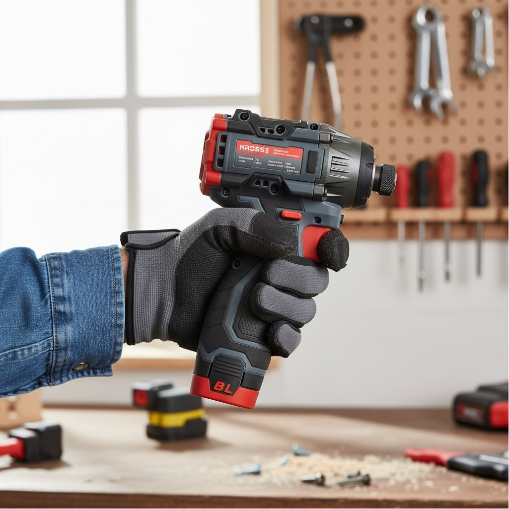 Винтоверт аккумуляторный Kross KLi 16TD, TYPE 2, бесщеточный, 16В, 2 акк. х 2,0 Ah+з.у.