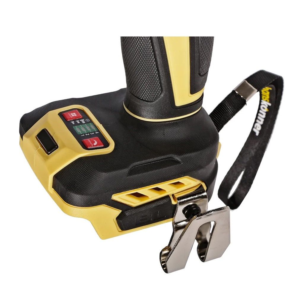 Винтоверт аккумуляторный ударный Hanskonner HCD20280BLW, 1BatterySystem, 18В, 280Нм, без аккумулятора и зарядки