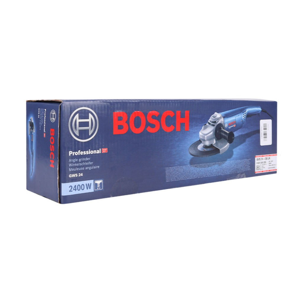 Шлифмашина угловая Bosch GWS 24-230JH 0601884203, диск 230 мм, 6500 об/мин, 2400 Вт
