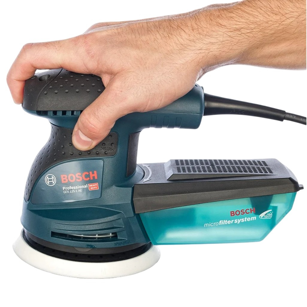 Машина шлифовальная Bosch эксцентриковая GEX 125 Professional, 250 Вт