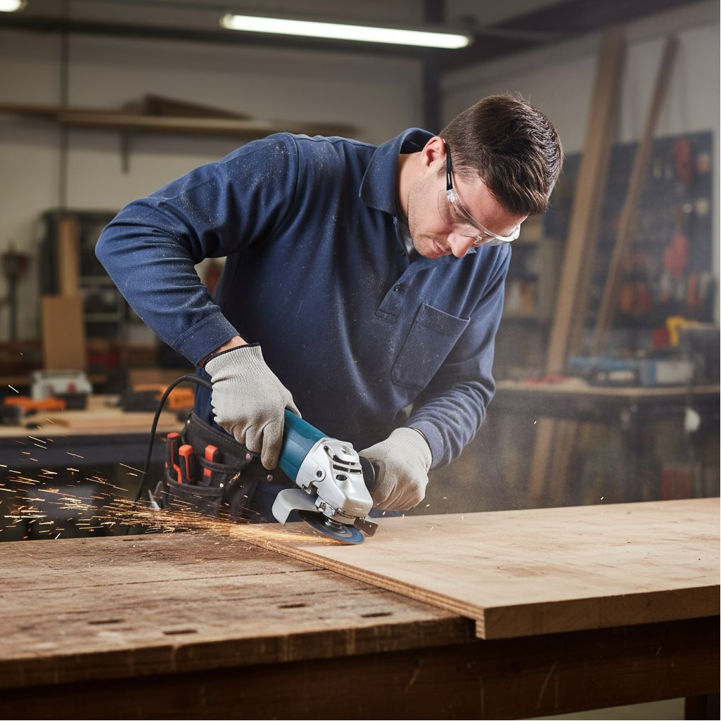 Машина шлифовальная угловая Hanskonner HAG22230B, диаметр диска 230 мм, 2.2 кВт