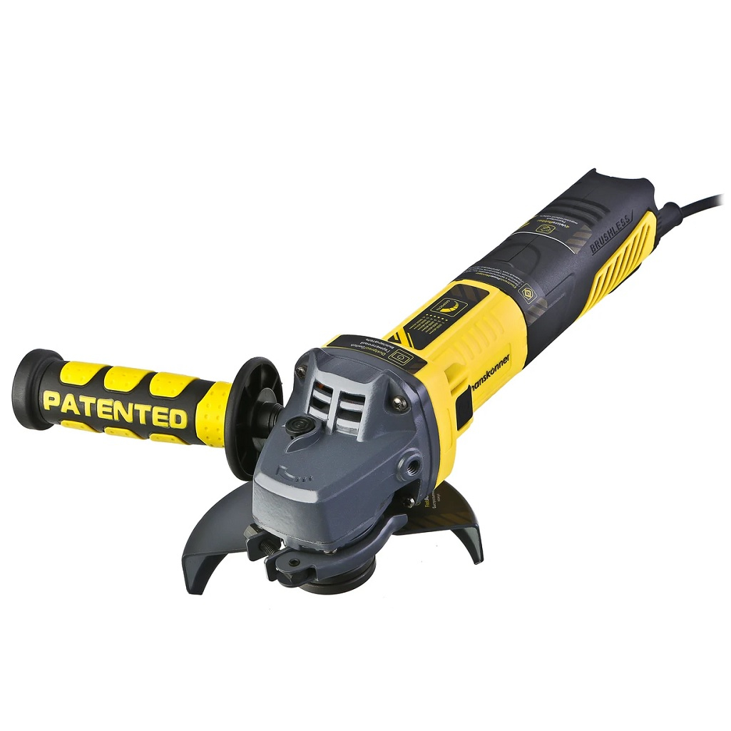 Шлифмашина угловая Hanskonner HAG16125E, 1600 Вт, диск 125 мм, плавный пуск