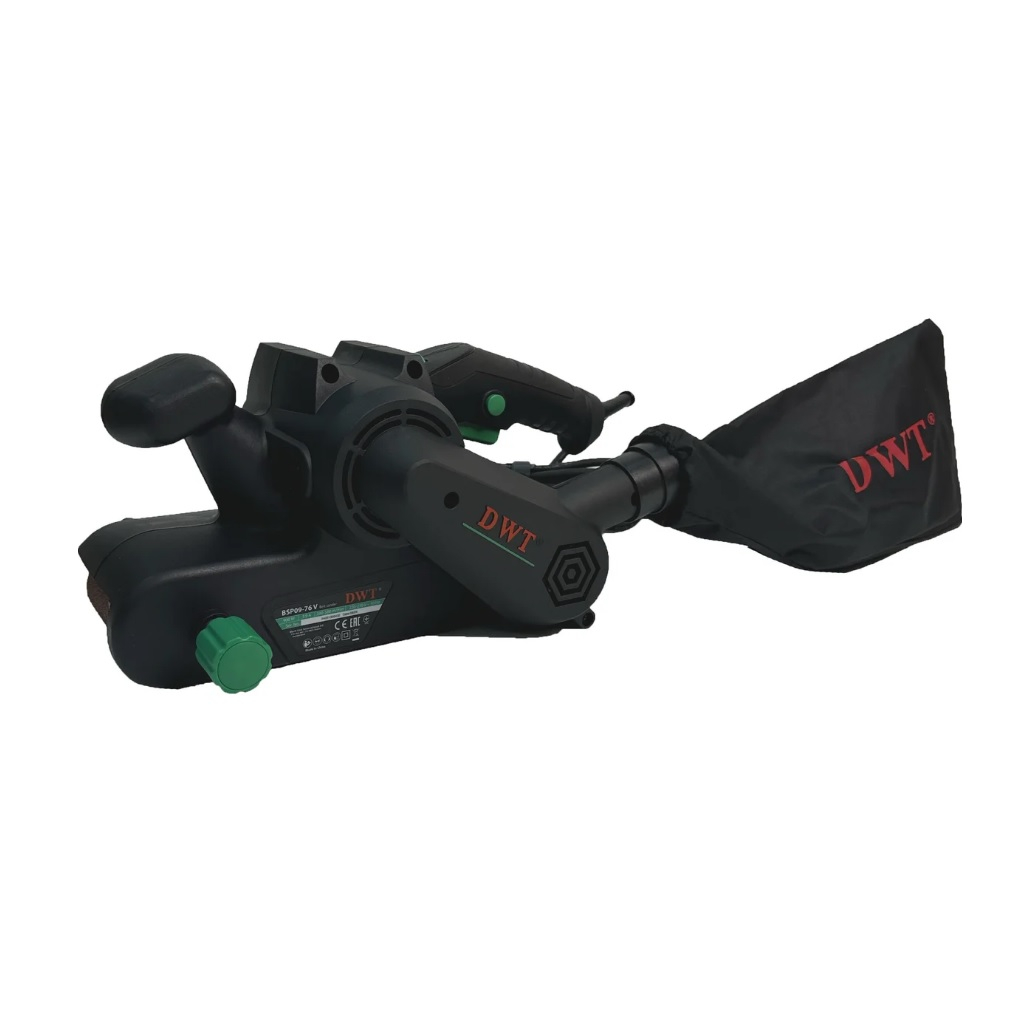 Ленточная шлифовальная машина DWT BSP09-76 V, 900 Вт, 76х533 мм, щеточный двигатель