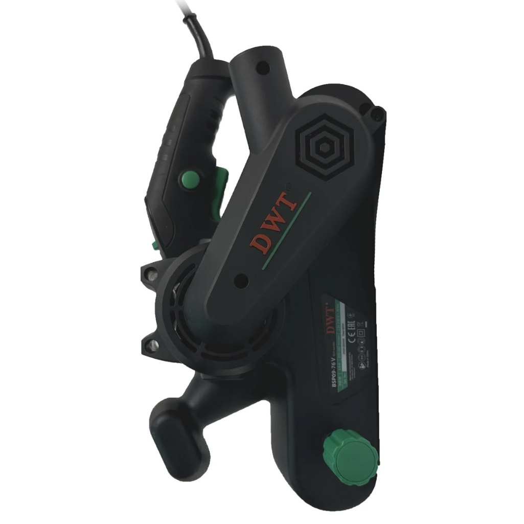 Ленточная шлифовальная машина DWT BSP09-76 V, 900 Вт, 76х533 мм, щеточный двигатель