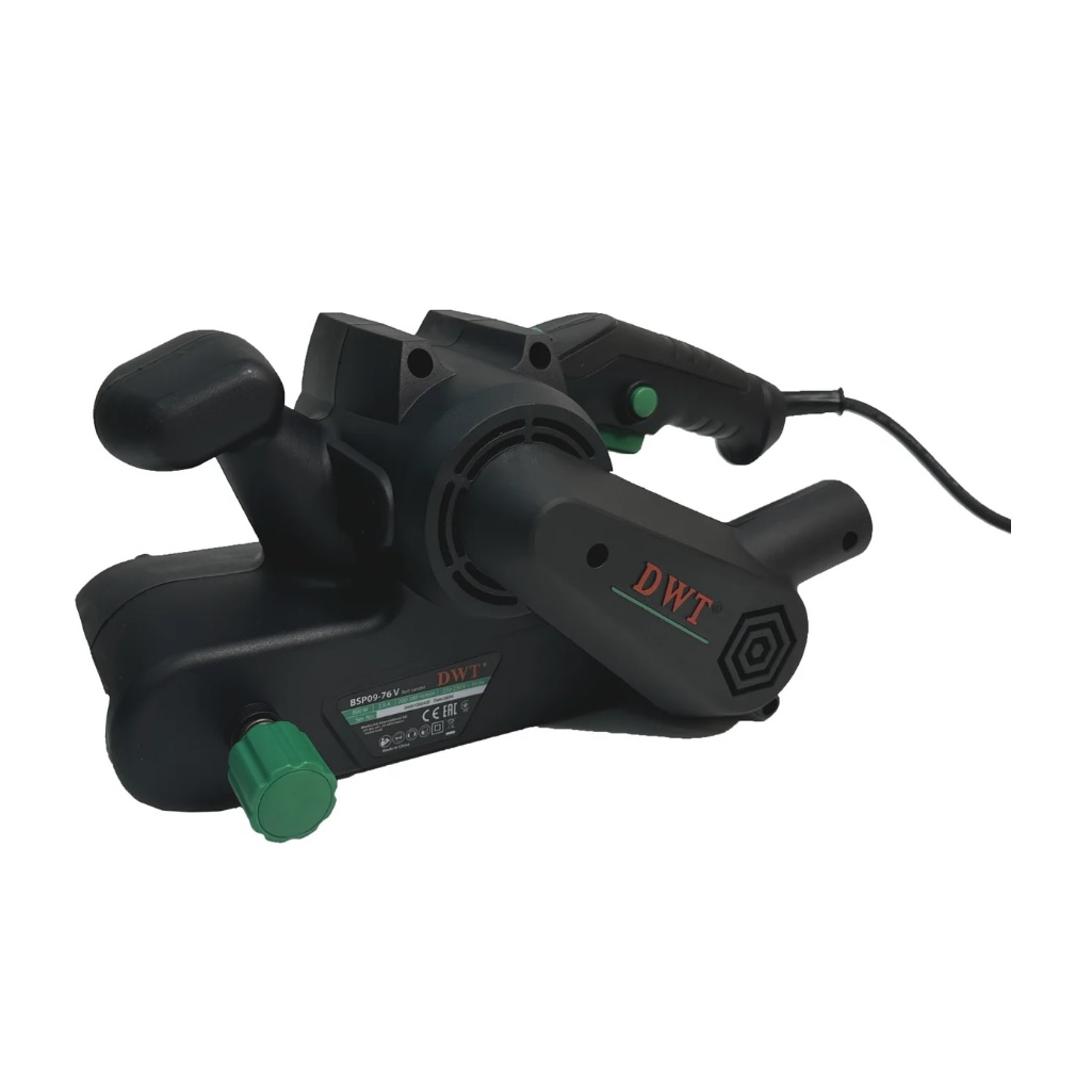 Ленточная шлифовальная машина DWT BSP09-76 V, 900 Вт, 76х533 мм, щеточный двигатель