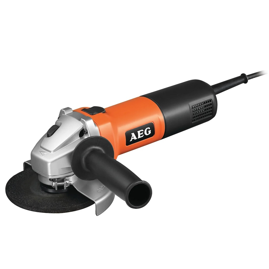 Шлифмашина угловая AEG WS6-125, 720 Вт, диск 125 мм, кнопка фиксации пуска
