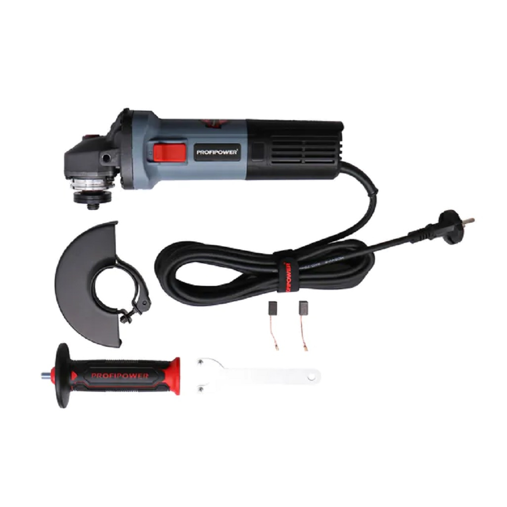 Шлифмашина угловая Profipower PGS-1400R, 1400 Вт, диск 125 мм, плавный пуск