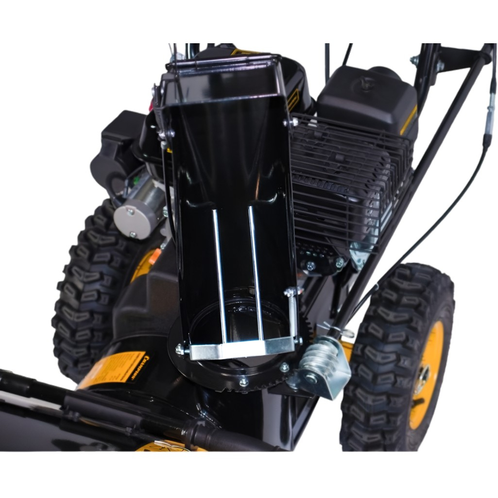 Снегоуборщик бензиновый Champion ST762E, двухступенчатый, металлический шнек, 4800 Вт