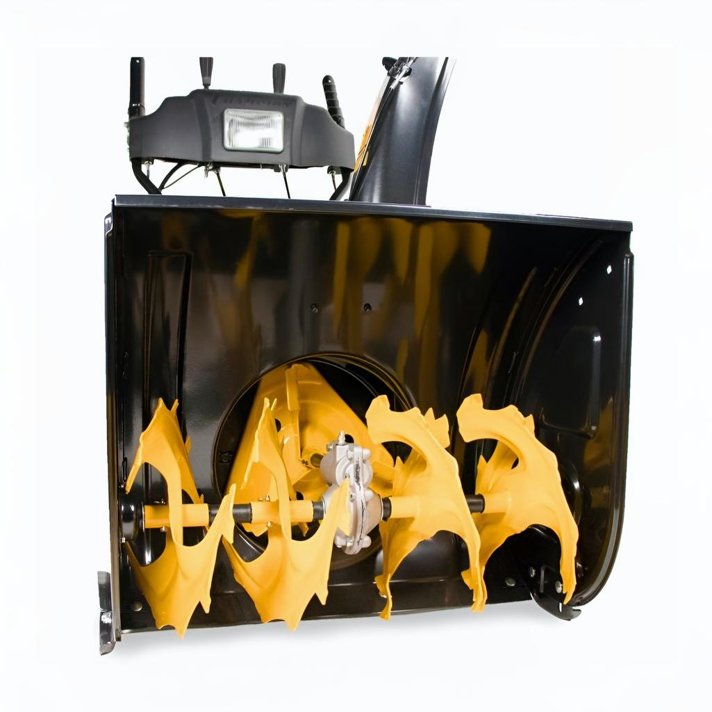 Снегоуборщик бензиновый Champion ST762E, двухступенчатый, металлический шнек, 4800 Вт