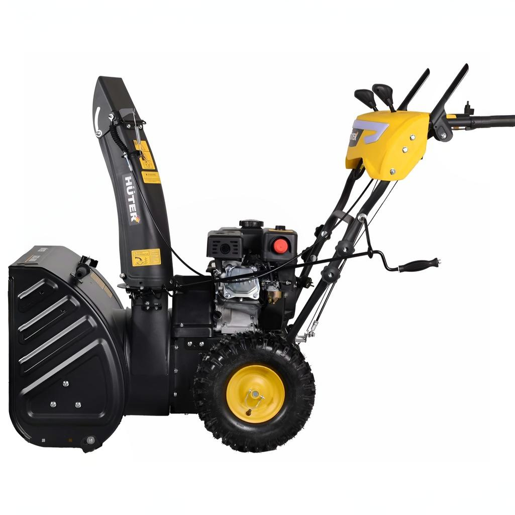 Снегоуборщик бензиновый Huter SGC 6000, двухступенчатый, металлический шнек, 5800 Вт