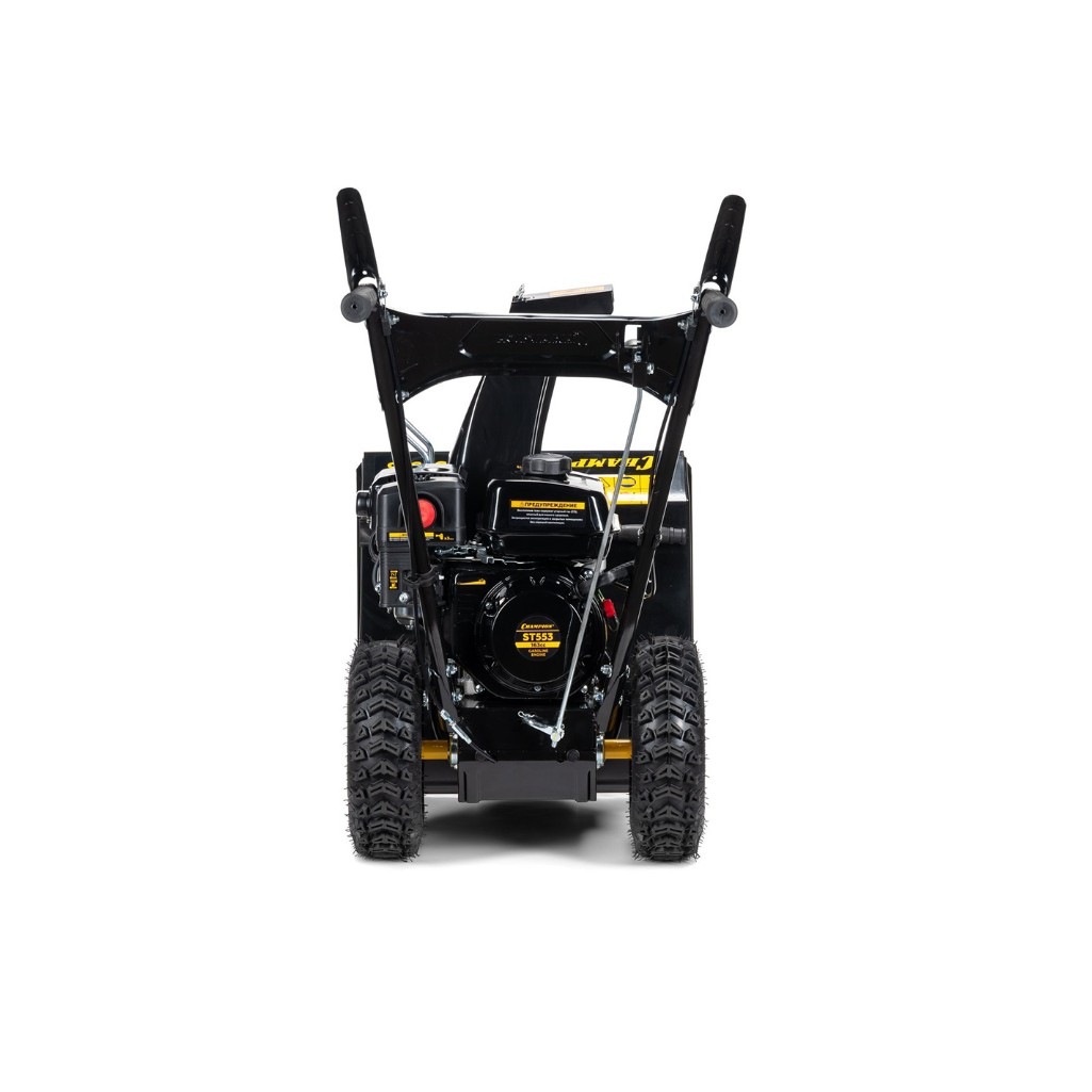 Снегоуборщик бензиновый Champion ST553, двухступенчатый, металлический шнек, 4100 Вт