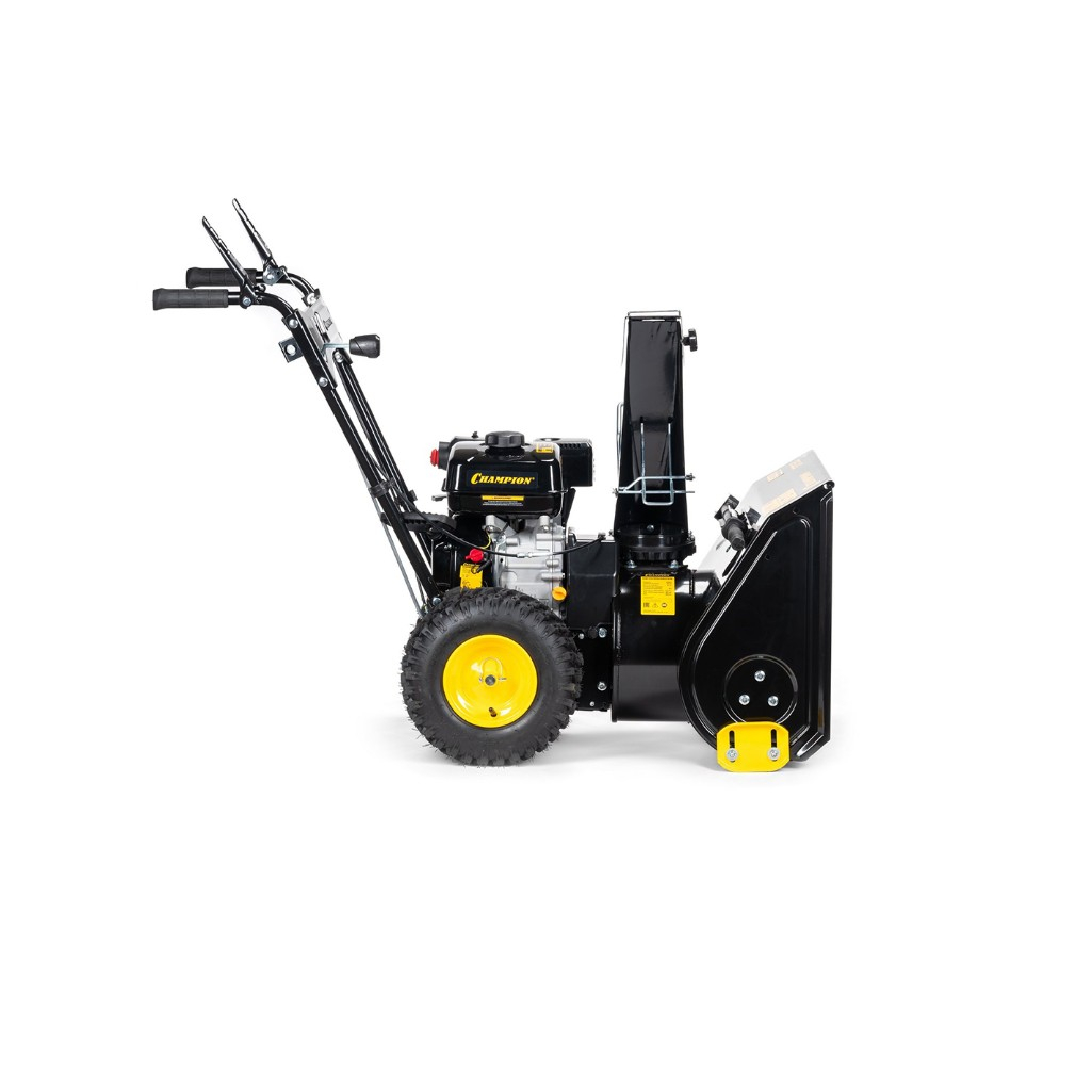 Снегоуборщик бензиновый Champion ST553, двухступенчатый, металлический шнек, 4100 Вт
