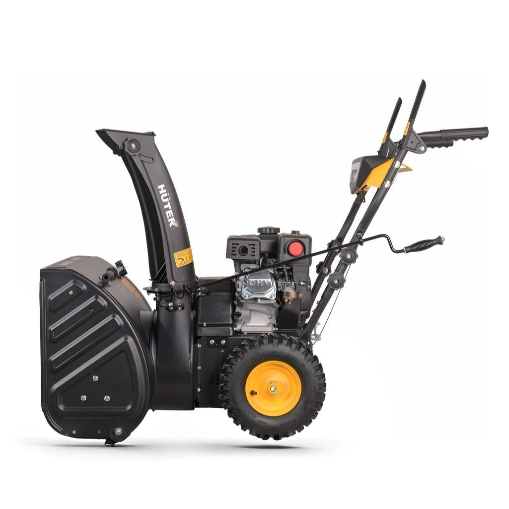 Снегоуборщик бензиновый Huter SGC 4800EX, двухступенчатый, металлический шнек, 4800 Вт