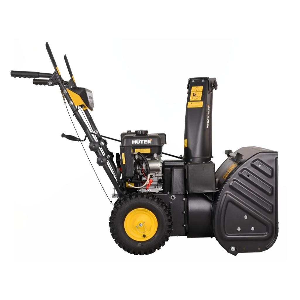 Снегоуборщик бензиновый Huter SGC 4800EX, двухступенчатый, металлический шнек, 4800 Вт