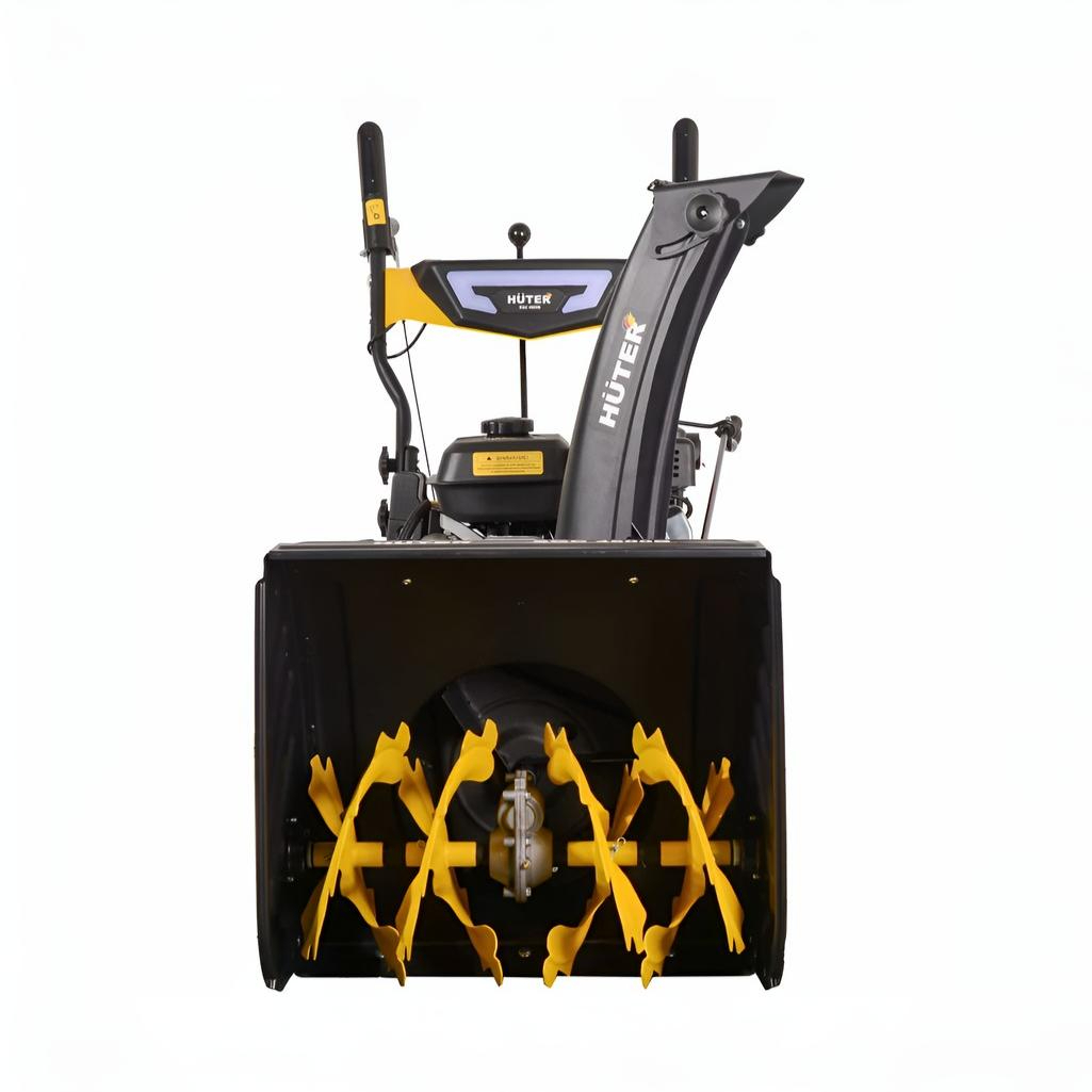 Снегоуборщик бензиновый Huter SGC 4800EX, двухступенчатый, металлический шнек, 4800 Вт