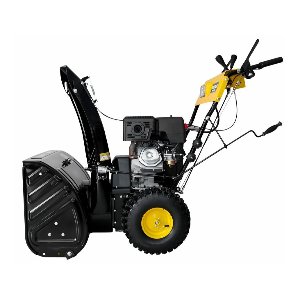 Снегоуборщик бензиновый Huter SGC 8000, двухступенчатый, металлический шнек, 8000 Вт