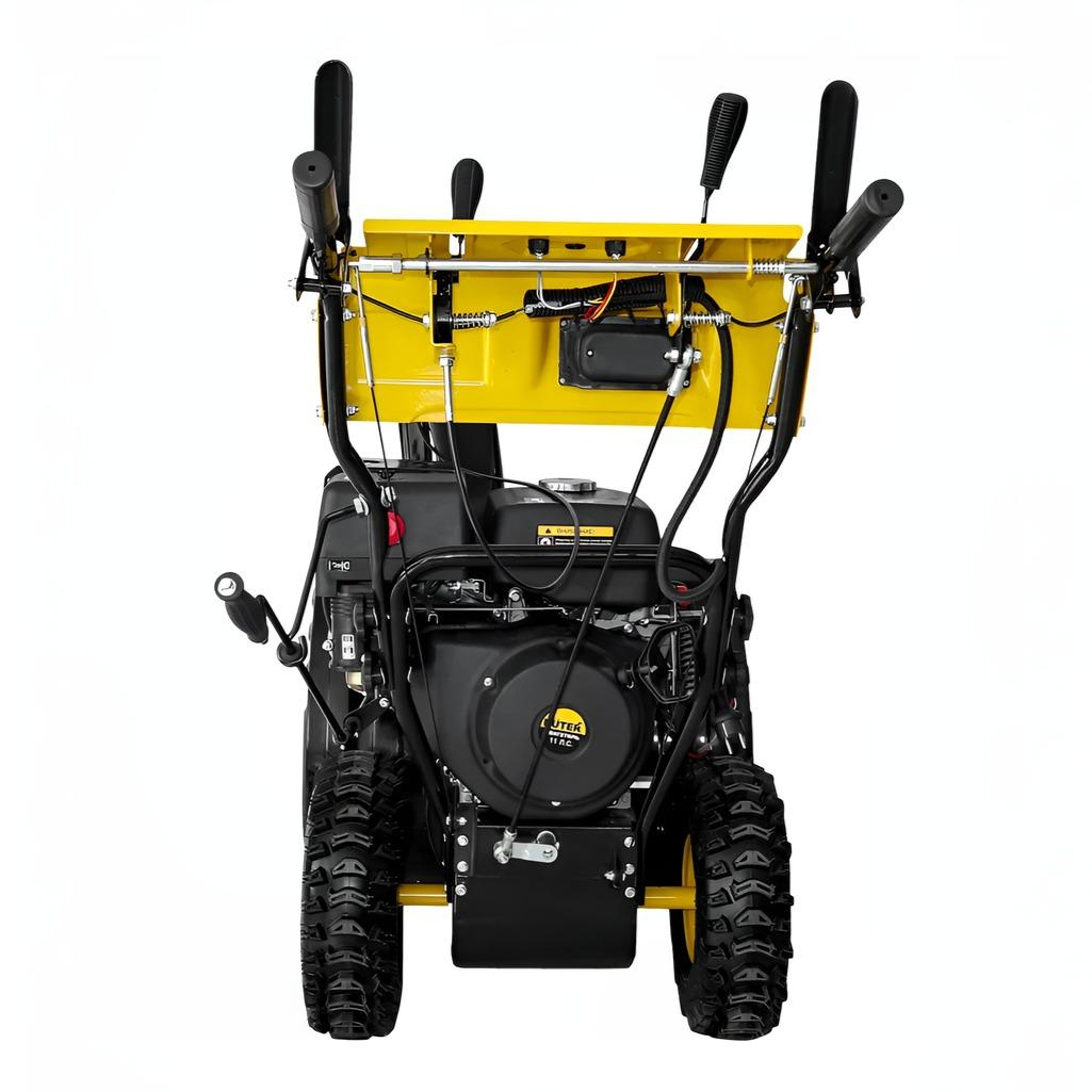 Снегоуборщик бензиновый Huter SGC 8000, двухступенчатый, металлический шнек, 8000 Вт