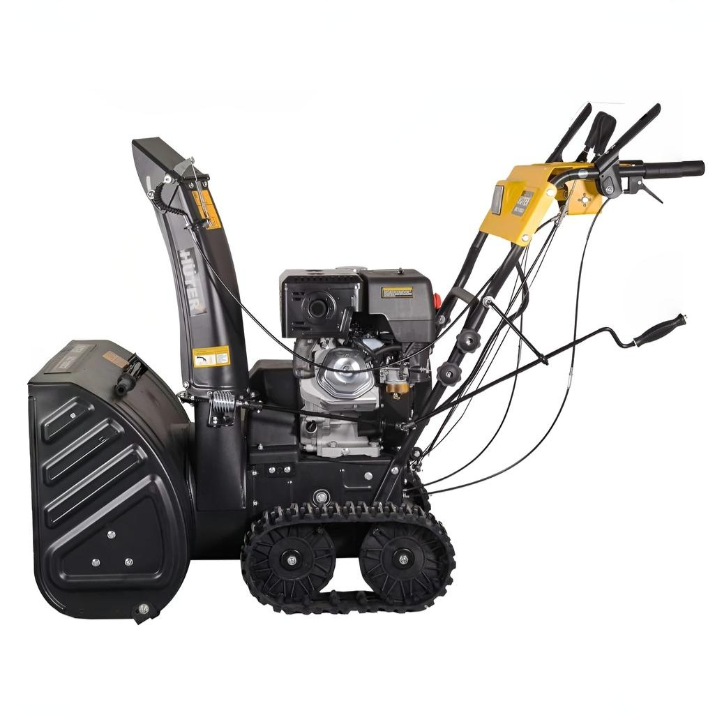 Снегоуборщик бензиновый Huter SGC 11000CD, двухступенчатый,  металлический шнек, 11030 Вт