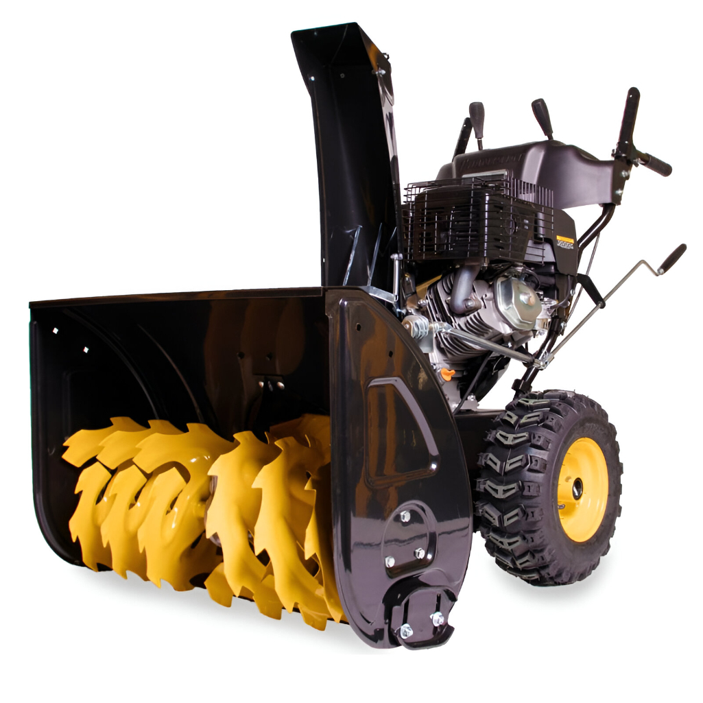 Снегоуборщик бензиновый Champion ST1376E, двухступенчатый, металлический шнек, 9600 Вт