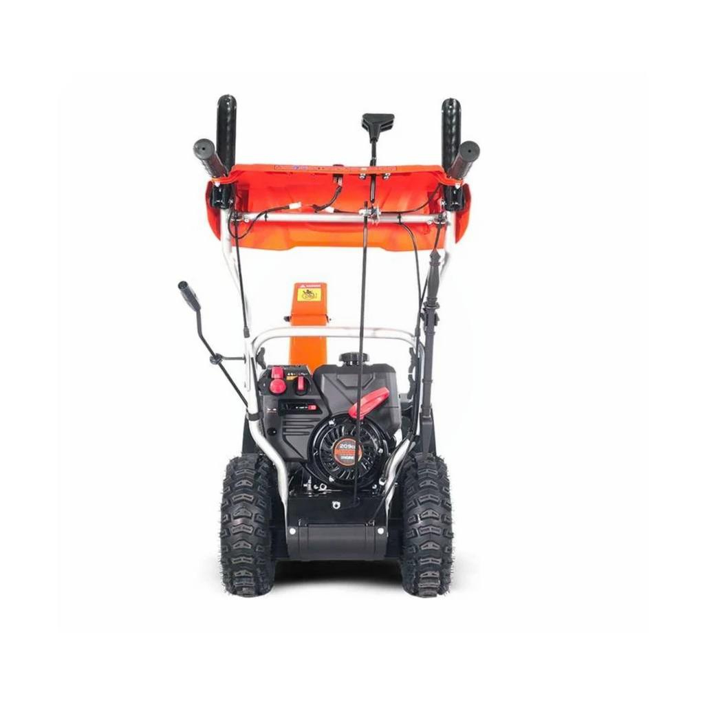 Снегоуборщик бензиновый Yard Fox Basic 6152E, двухступенчатый, металлический шнек, 4000 Вт