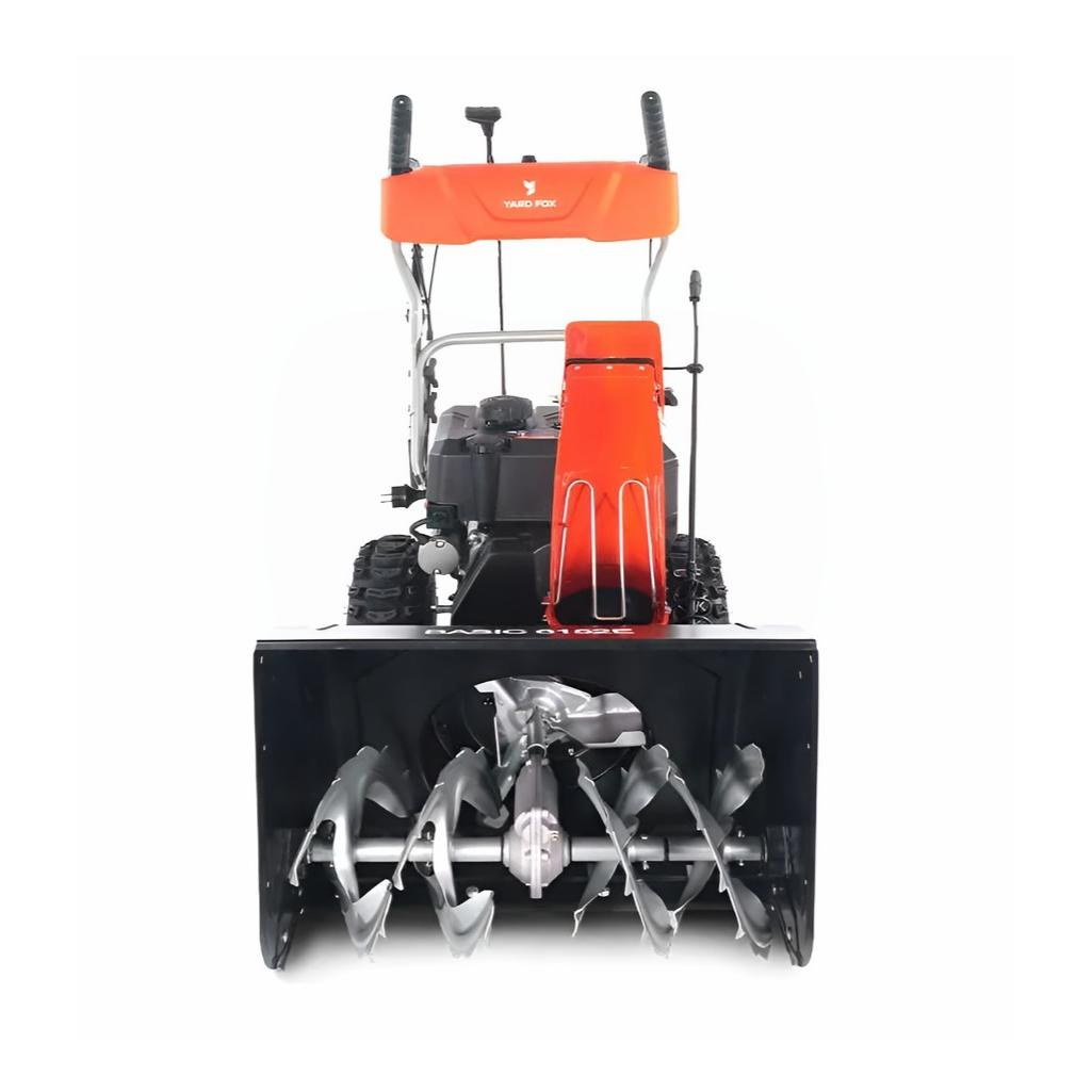 Снегоуборщик бензиновый Yard Fox Basic 6152E, двухступенчатый, металлический шнек, 4000 Вт