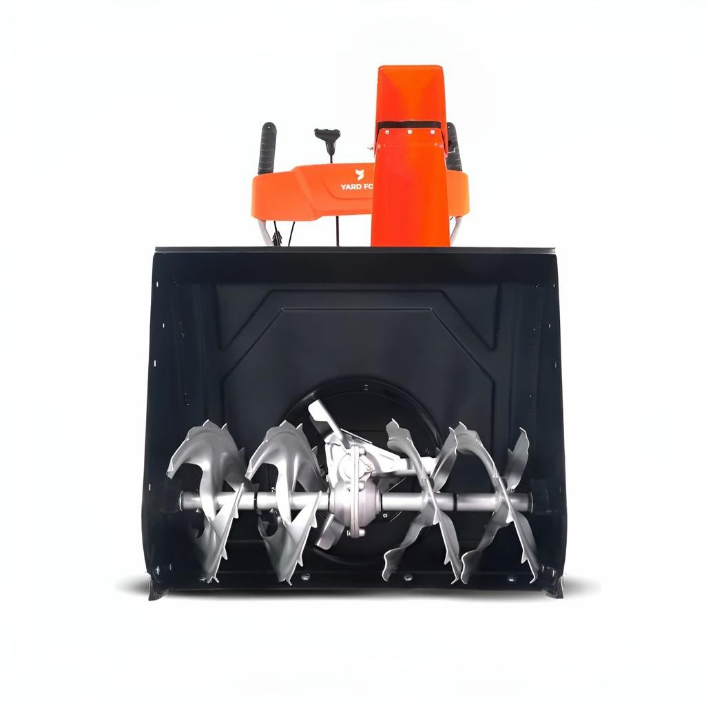 Снегоуборщик бензиновый Yard Fox Basic 6152E, двухступенчатый, металлический шнек, 4000 Вт