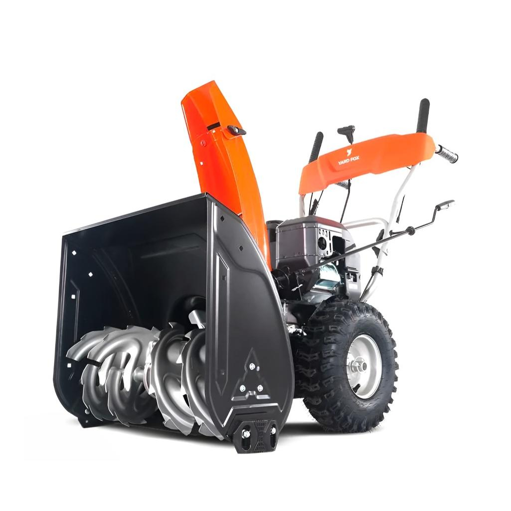 Снегоуборщик бензиновый Yard Fox Basic 6152E, двухступенчатый, металлический шнек, 4000 Вт