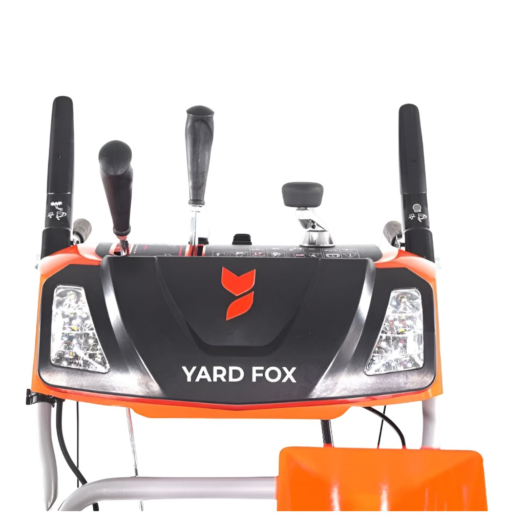Снегоуборщик бензиновый Yard Fox Optima 6151E, двухступенчатый, металлический шнек, 4400 Вт