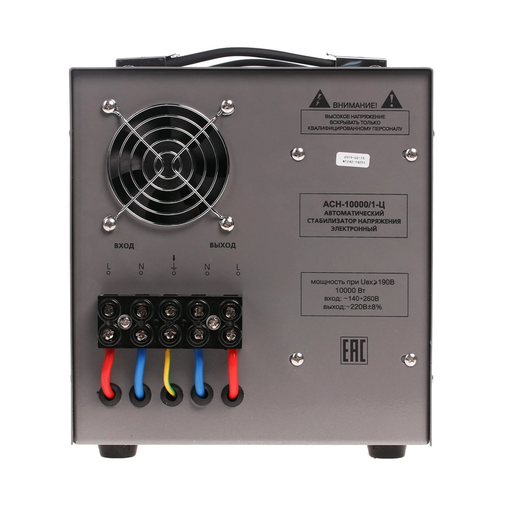 Стабилизатор однофазный Ресанта АСН-10000/1-Ц 63/6/8, напольный, релейный, 10 кВт