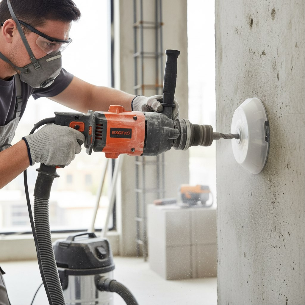 Машина сверлильная ProfiDiam PD-120/1,8 620129, бесщеточный двигатель, 1800 Вт