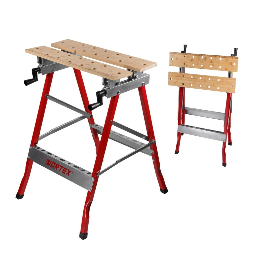 Верстак складной Wortex WB 1060, 1334743, переносной, регулировка столешницы