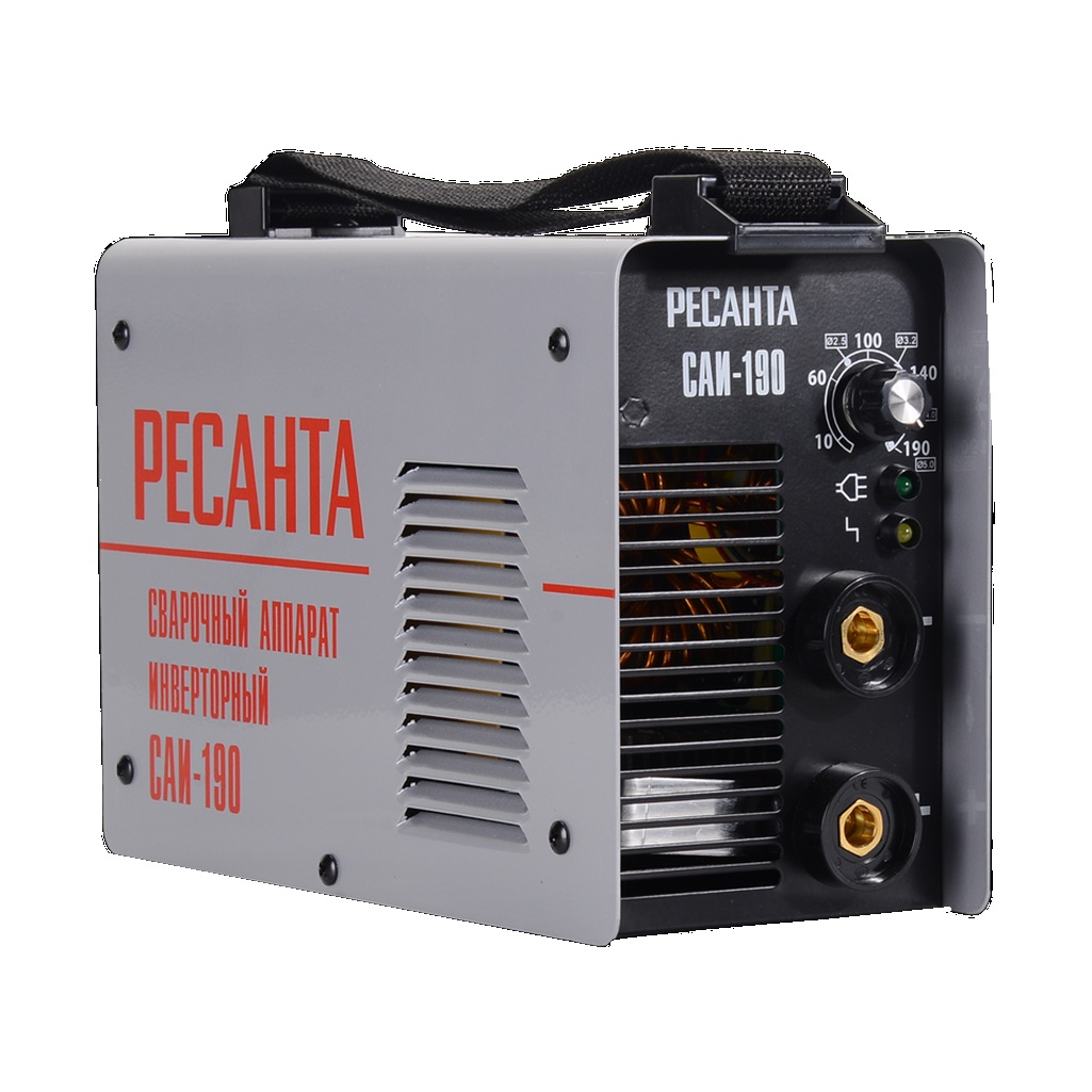 Инвертор сварочный Ресанта САИ 190 65/2, однофазный, DC, 190 А, 5.5 кВт