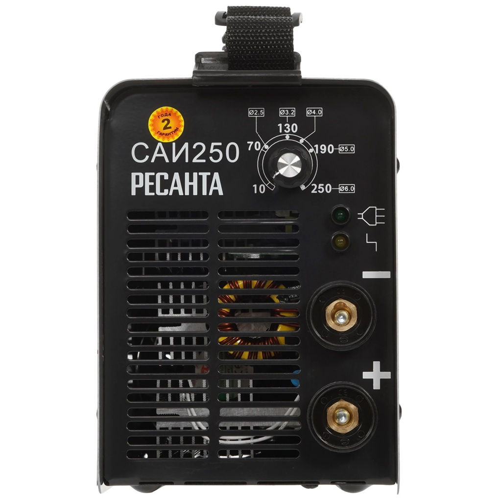 Инвертор сварочный Ресанта САИ 250 65/6, однофазный, DC, 250 А, 7.7 кВт