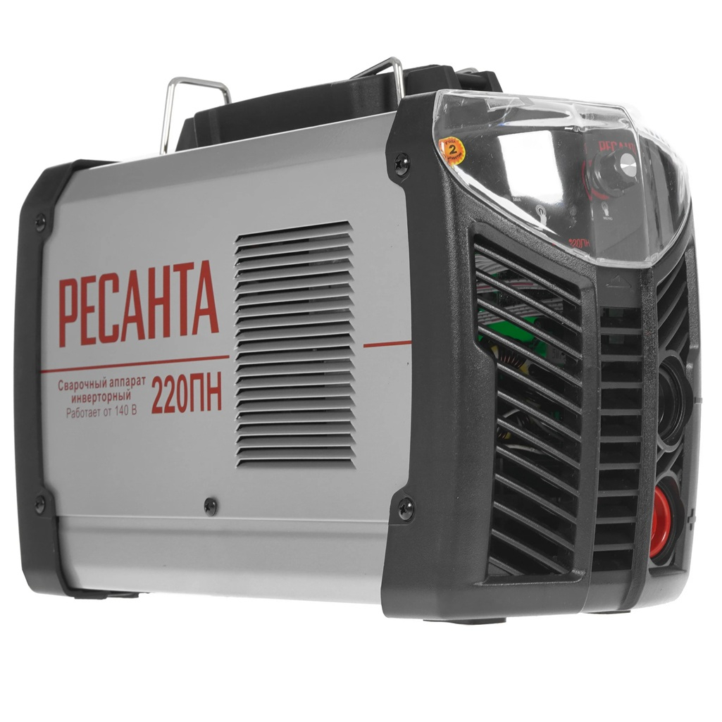Инвертор сварочный Ресанта САИ 220ПН 65/20, однофазный, DC, 220 А, 6.6 кВт