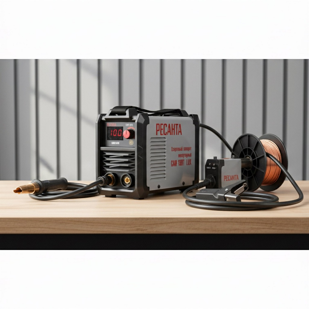 Инвертор сварочный Ресанта САИ 160Т LUX 65/69, DC, 160 А, 6.5 кВт