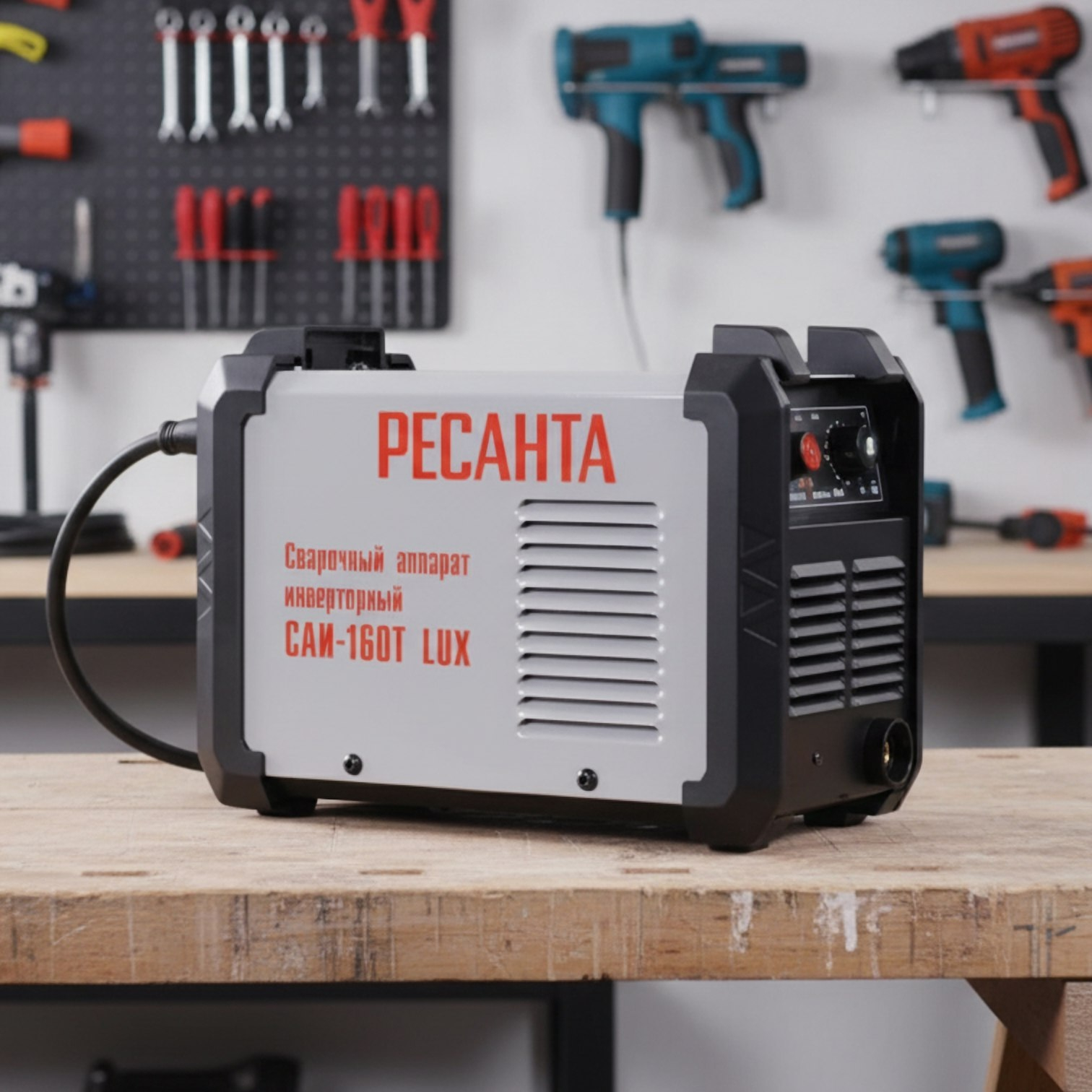 Инвертор сварочный Ресанта САИ 160Т LUX 65/69, DC, 160 А, 6.5 кВт