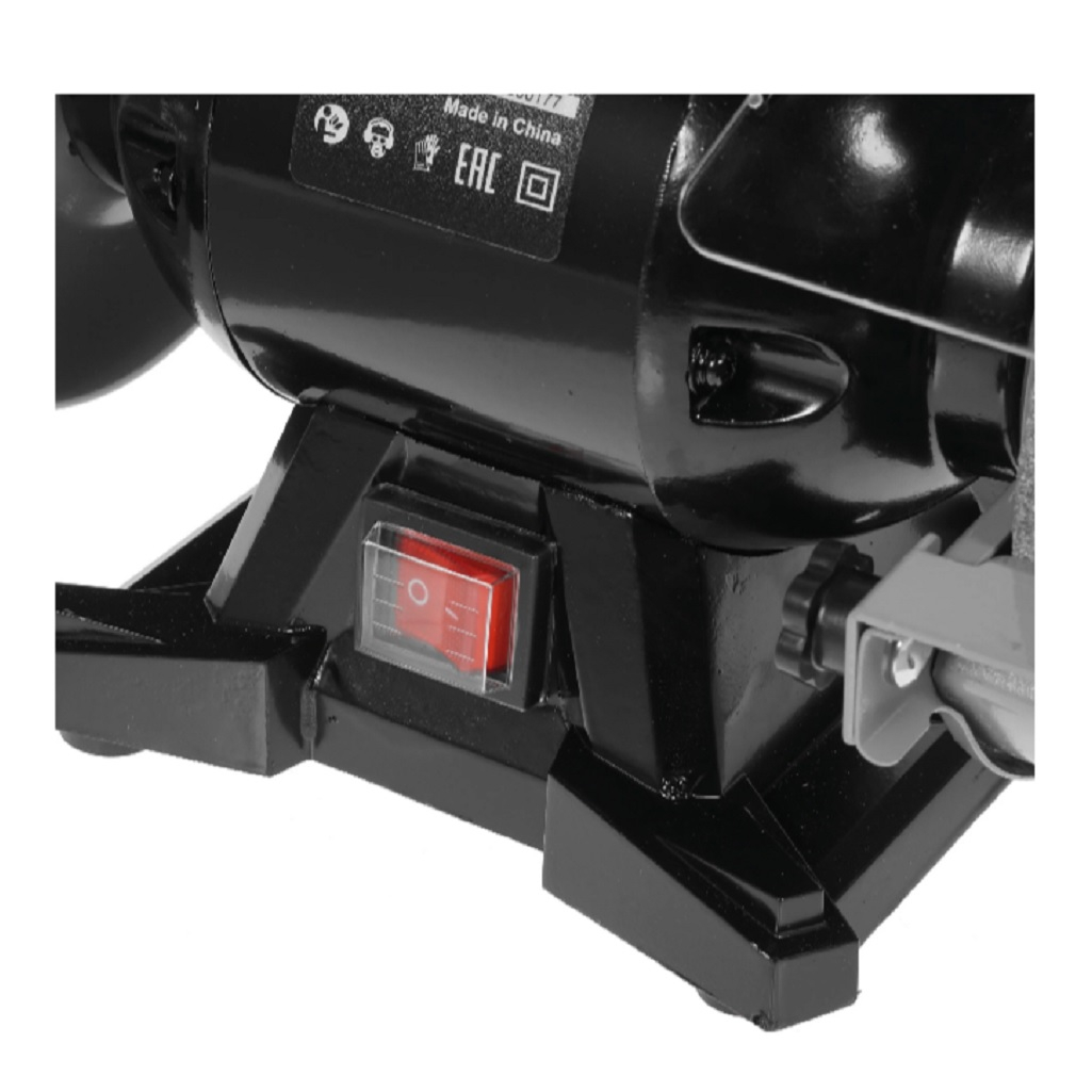 Точило P.I.T. PBG125-C1, асинхронный двигатель, воздушное охлаждение, 200 Вт