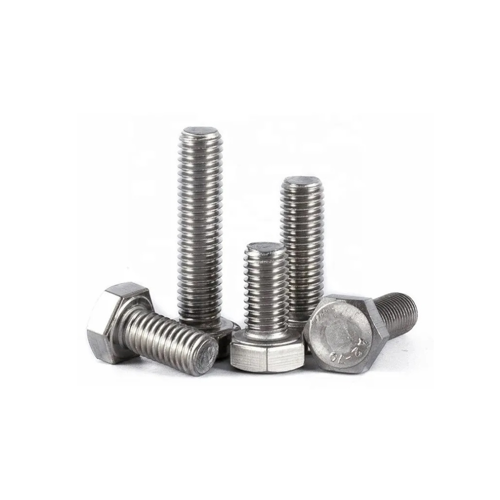 Болт DIN 933, A2, М5х70 мм, нержавеющая сталь, полная резьба